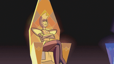 Yellow Diamond had a lot of reaction GIFy moments in “The Trial,” I couldn’t