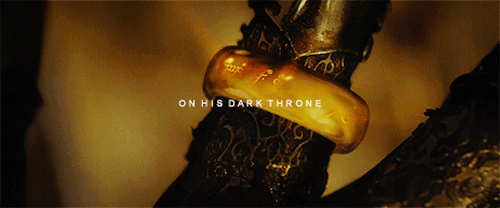 definitelyoneoftheguys:It began with the forging of the great rings. Three were given to the Elves; 