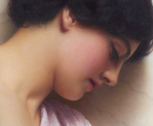 Details of Violets, sweet violets | 1908 | John William Godward