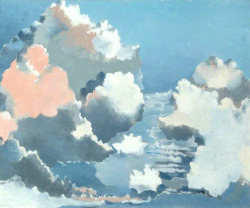 dappledwithshadow:  Paul NashCloudscape1939Oil on canvas, 52 x 63 cmCollection: The British Postal Museum &amp; Archive