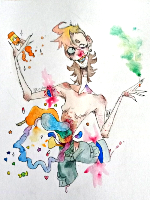 Drew Some Gore Of My Persona Toby