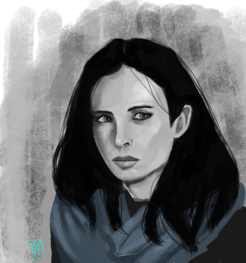 I can’t look at this anymore without getting frustrated. My attempt at drawing Krysten Ritter as Jes