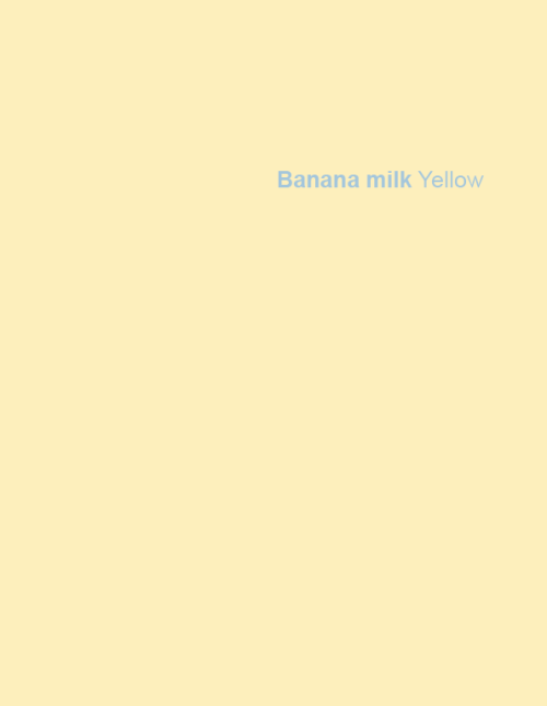 notomilk: baby cheek pink &amp; banana milk yellow i made these things based on hyejin obae