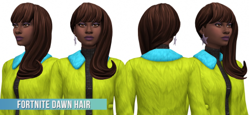 Fortnite Dawn Hair Conversion/EditBase Game Compatible•  HAIR COMES WITH 2 FILES. v2 IS THE DUO COLO