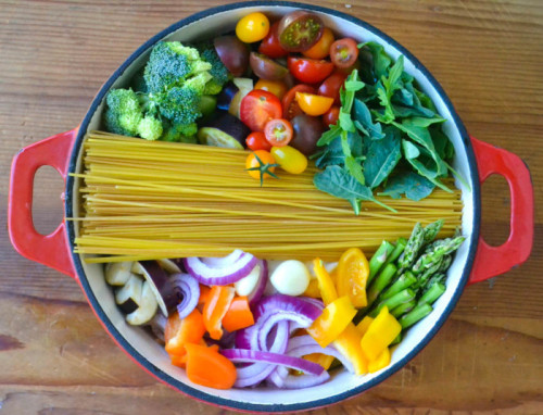 happyvibes-healthylives: One Pot Farmers Market Pasta