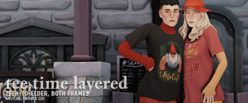 anvilesi:[TS4] tee time: cottage living t-shirts by sforzinda — i was going to write something relev