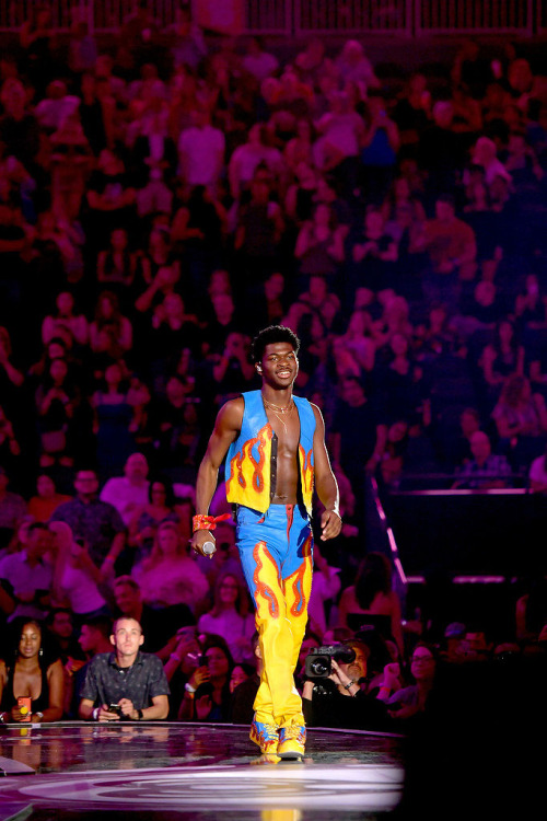 soph-okonedo:Lil Nas X performs onstage during the 2019 iHeartRadio Music Festival at T-Mobile Arena