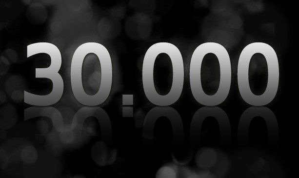 inkdnready:  30,000 Followers…  What can I say? I have always said I would be happy