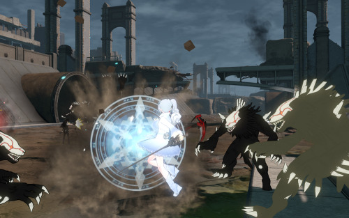 boushi–adams:  [Game Website] - [Release Date - 10-14-15] ( Most likely a Early Access Beta ) “Get ready for intense combat action as you battle Grimm  across familiar locations of Remnant including new areas never before  seen in the show. Play