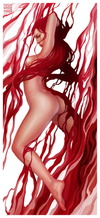 sinful-drawing:  SINFUL DRAWING my other blog:GALLERY OF SINGALLERY DREAMSRed Ink II by DanielaUhlig