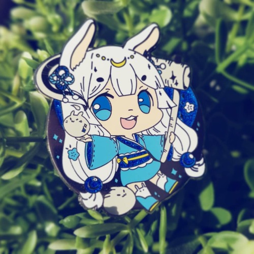 Mine and fan fav from my japanese monster series~ the moon rabbit! I think i just like blue color sc