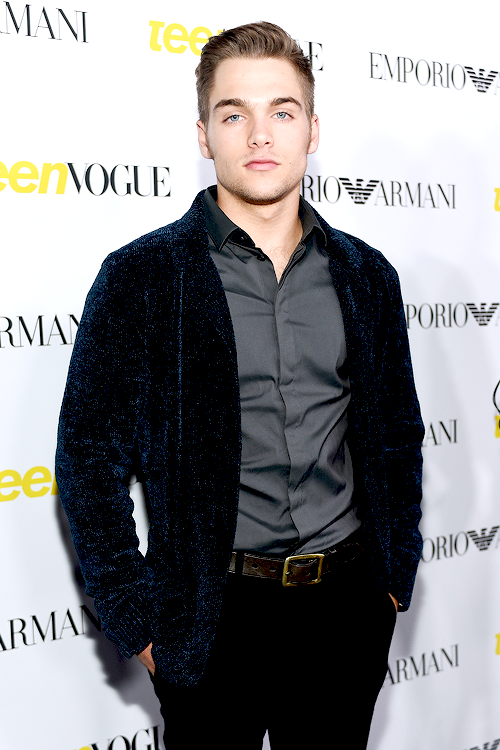teen-wolf:  Actor Dylan Sprayberry, wearing Emporio Armani, attends Teen Vogue Celebrates