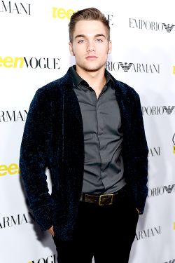 teen-wolf:  Actor Dylan Sprayberry, wearing Emporio Armani, attends