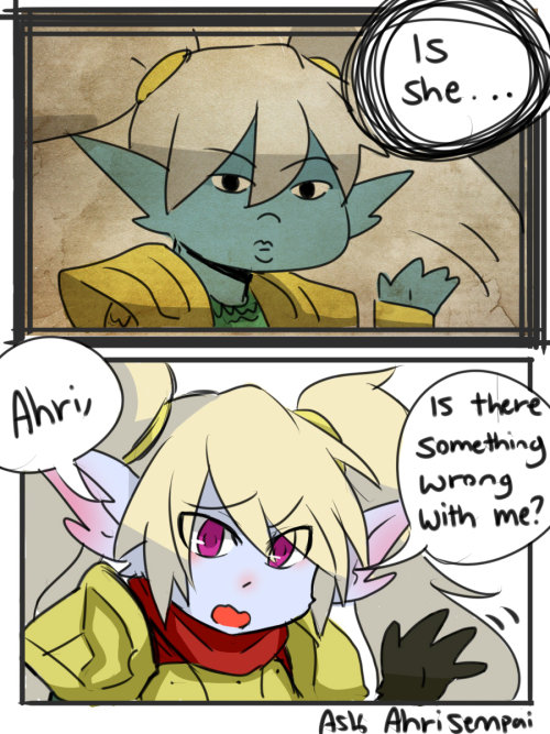 ask-ahri-sempai:  Dang, I didn’t know Tristana has a new skin that kinda looked like Poppy.