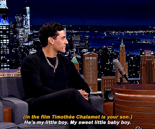nightofthecreeps: Oscar Isaac on playing Timothée Chalamet’s father in Dune—The T