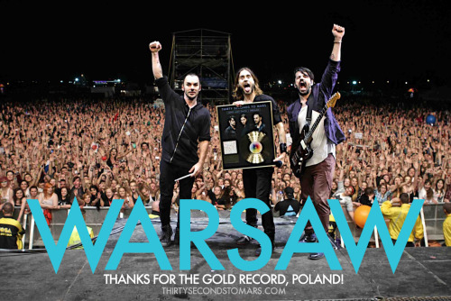 30secondstomars: THANK YOU AGAIN, POLAND!!!