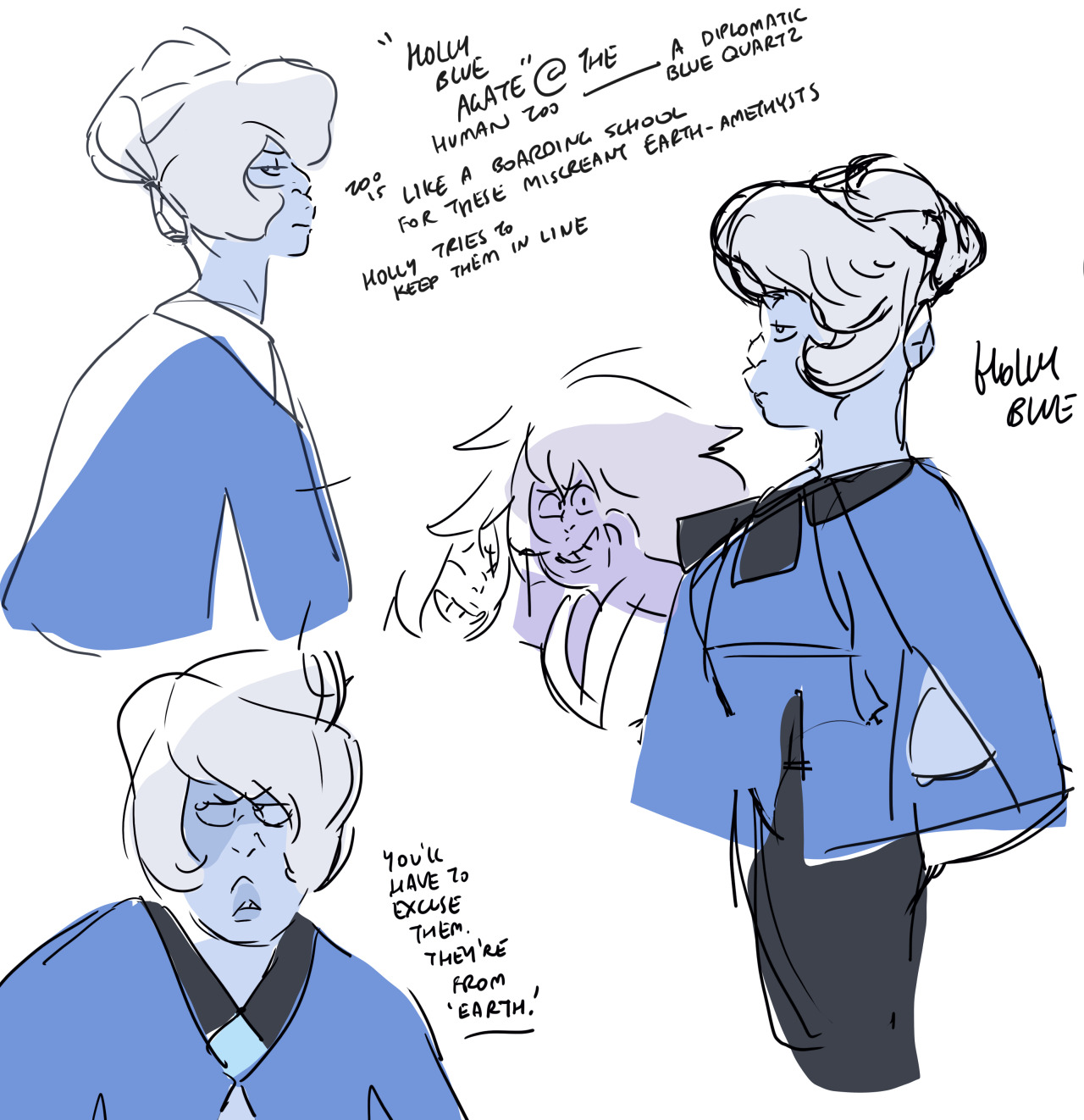 rebeccasugar:Early concepts for Holly Blue Agate, July 2015
