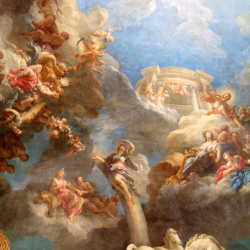 lazybonesillustrations: The ceilings at Versailles