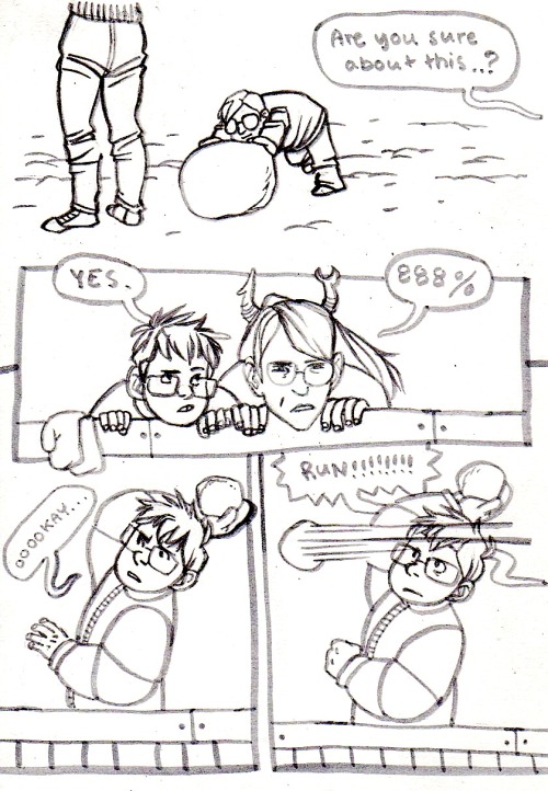 zebeckblogs:queenoftheantz:Oh no I just… Couldn’t help myself. They would be such a team.Vriska woul