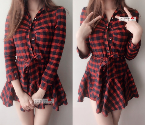 jessicaspanties: Shirt DressShort story behind this dress, I bought it online for CNY this year. Whe