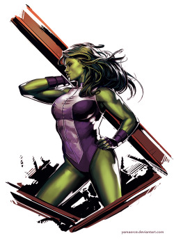 She-Hulk by YamaOrce 