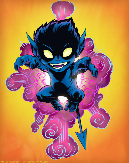 TEM COISA MAIS LINDA? ♥(Nightcrawler by Ed McGuinness / Color: Dan Aragon - decayingart)