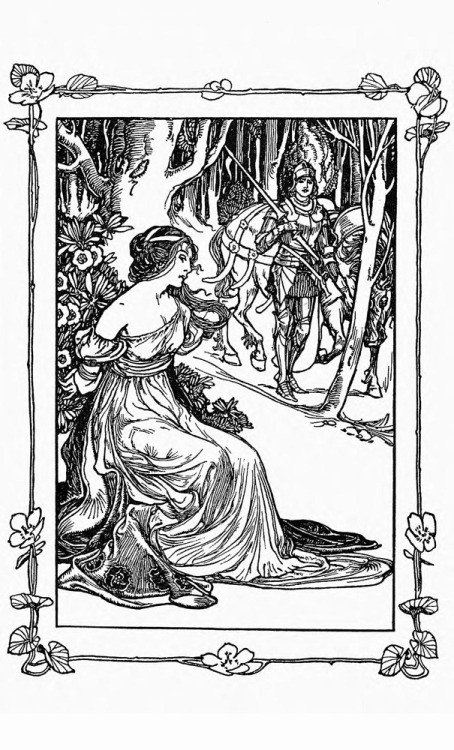 fuckyeahvintageillustration:‘The courteous knight and other tales borrowed from Spenser & Malory