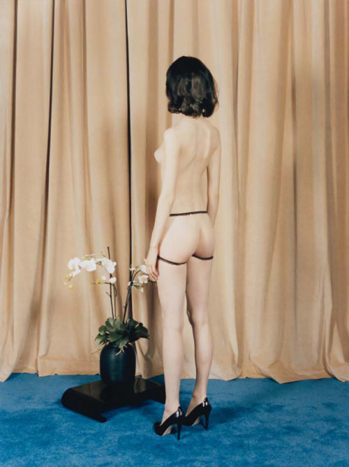 sassyandhip: Ours Is A Nice House. Yumi Lambert photographed by Venetia Scott for Self Service #38, 