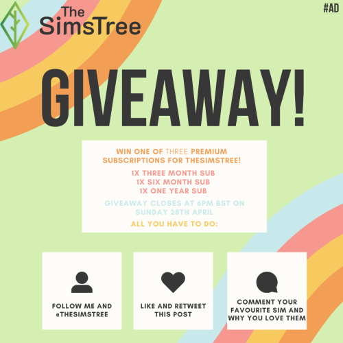 TheSimsTree GiveawayI Am Hosting A Giveaway Over On Twitter, Be Sure To Check It Out For A Chance To