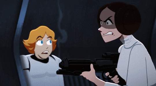 gffa: Star Wars: Galaxy of Adventures | “Princess Leia - The Rescue” PERFECT SPACE TWINS