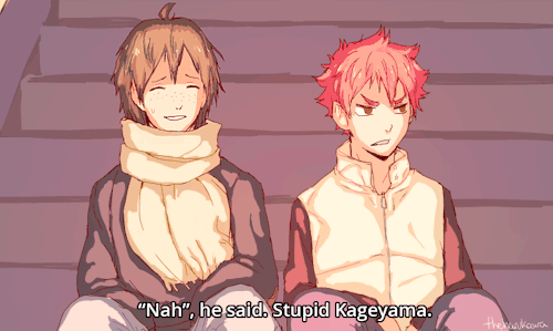 theharukawa:  *sighs* I don’t know, this is so rushed, but I just love the fact that they hang out sometimes, and their relationship is so pure and precious ;;  Also!!! Happy B-Day, Yama!!!! ♡ ❤    ♡ ❤    ♡ ❤     
