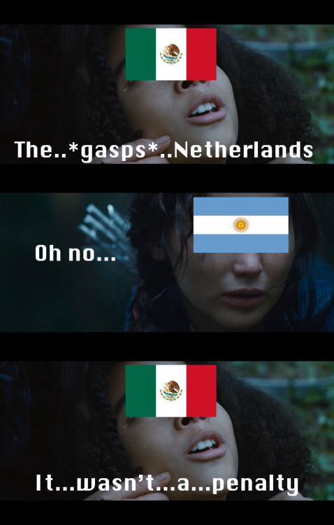 notfunnynotcool:  World cup as the hunger games, waiting to see who will win the world cup!!!!