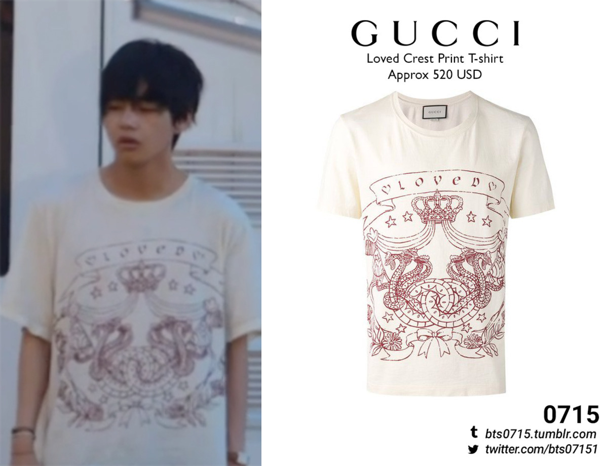 bts v gucci shirt