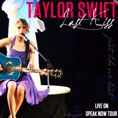 ‘Last Kiss’ from Speak Now, Cover Art: