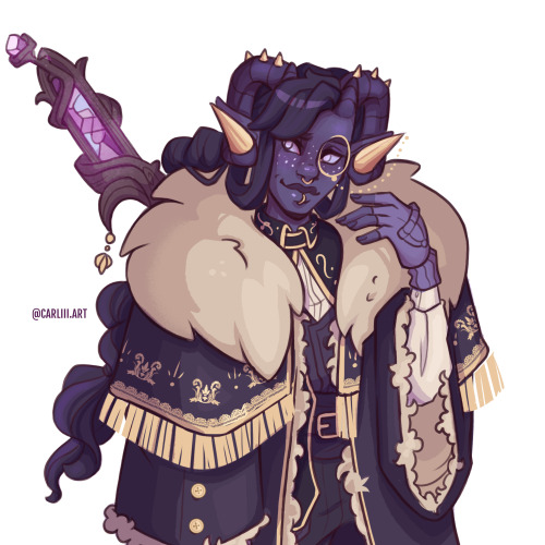 ✨Omen bought a Glamour Cloak in our last dnd session and he’s now even fancier than before!✨Pr