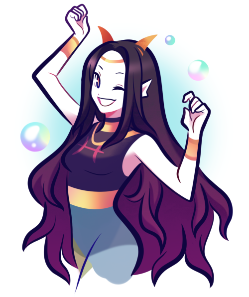 porcineprince:redrew an old feferi for funsies 