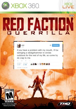 Dril tweets over video game covers