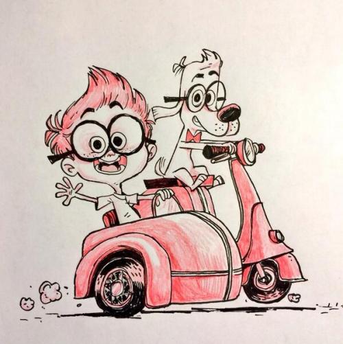 RT&rsquo;d from Tim Heitz @theitz #MrPeabody &amp; Sherman opens today!! Congrats to all my coworker