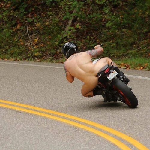 Naked Motorbiking