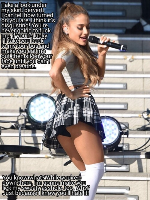 Ariana Grande Femdom Caption 2