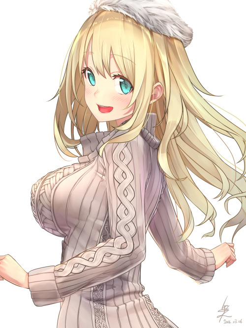 caskitsune:  提督とお出かけ愛宕 | ぼに～※Permission was granted by the artist to upload their works. Make sure to rate/retweet the original work! 