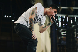 mitch-luckers-dimples:  Kyle Pavone / We Came As Romans by Bailey Munson on Flickr. 
