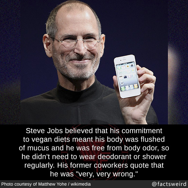 Steve jobs nutritional therapy