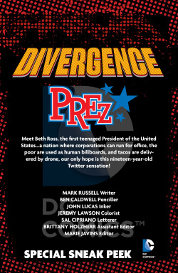 Divergence: PREZWhew. That sure was something.