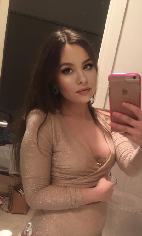 My tight gold dress, back when I had somewhere