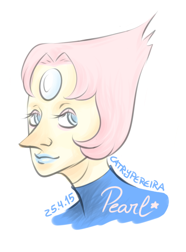catrypereirasdoodles:  More Steven Universe today! Time for some Pearl. She’s too