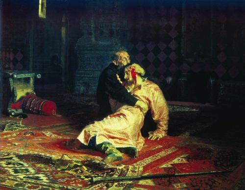 Иван Грозный и его сын Иван 16 ноября 1581 года, 1885, Илья Репин Ivan the Terrible and his son Ivan