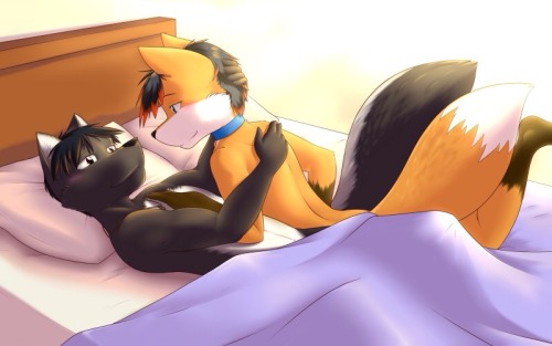 poptart-stud-muffin:  baewolfy:  vahtthegshep:  Clean cuddling :) As requested! I love intimacy <3 cause at the end of the day, you can just wrap around your mate and feel safe.  Someone come cuddle with me.. ;3;  I would love to has cuddles like this