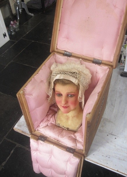 slobbinggristle:1898 wax mannequin head