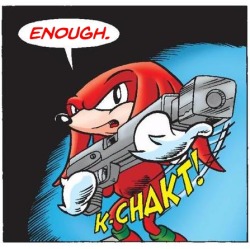 Mushroom-Cookie-Bears:new Knuckles Reaction Image For When You See Some Damn Ass